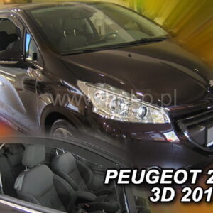 Ανεμοθραύστες Peugeot 208 3D 2012-2019 Φιμέ Heko Σετ 2τμχ 26148