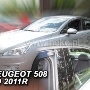 Ανεμοθραύστες Peugeot 508 4D 2011-2018 Φιμέ Heko Σετ 4τμχ 26145
