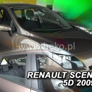 Ανεμοθραύστες Renault Scenic Iii/Grand Scenic 5D 2009-2016 Φιμέ Heko Σετ 4τμχ 27180