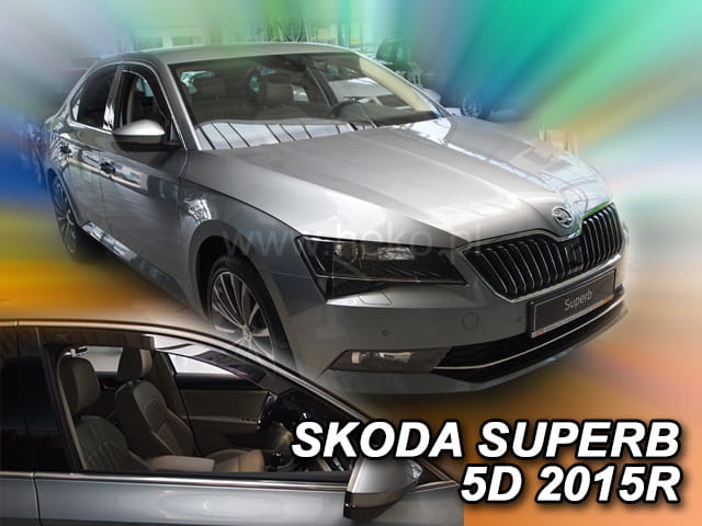 Ανεμοθραύστες Skoda Superb III 5D 2015-2023 Φιμέ Heko Σετ 2τμχ 28345 1 Ανεμοθραύστες Skoda Superb III 5D 2015-2023 Φιμέ Heko Σετ 2τμχ 28345