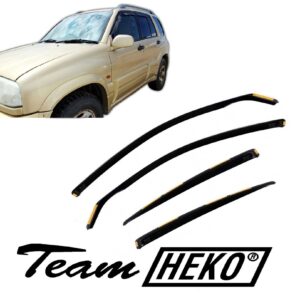 Ανεμοθραύστες Suzuki Grand Vitara 5D 1998-2005 Φιμέ Heko Σετ 4τμχ 28621