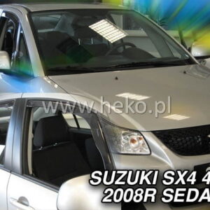 Ανεμοθραύστες Suzuki SX4 4D Sedan 2008+ Φιμέ Heko Σετ 4τμχ για Μπρος-Πίσω Παράθυρα
