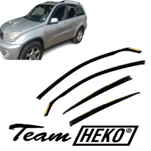 Ανεμοθραύστες Toyota Rav 4 5D 08/2000-2005 Φιμέ Heko Σετ 4τμχ 29345