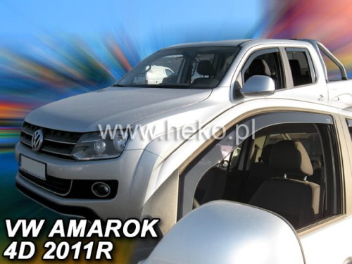 Ανεμοθραύστες VW Amarok I 4D 2009+ Φιμέ Heko Σετ 2τμχ 1 Ανεμοθραύστες VW Amarok I 4D 2009+ Φιμέ Heko Σετ 2τμχ