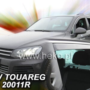 Ανεμοθραύστες VW Touareg 5D 2011-2018 Φιμέ Heko Σετ 4τμχ 31184