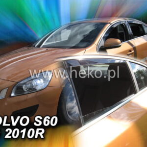 Ανεμοθραύστες Volvo S60 4D 2010-2018 Φιμέ Heko Σετ 4τμχ 31257