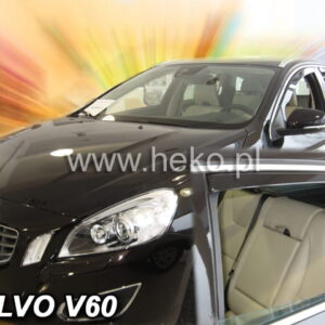 Ανεμοθραύστες Volvo V60 5D 2010-2018 Φιμέ Heko Σετ 4τμχ 31258