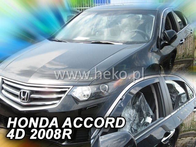Ανεμοθραύστες για Honda Accord VIII 4D Sedan 2008-2015 Φιμέ Heko Σετ 4τμχ 17147 1 Ανεμοθραύστες για Honda Accord VIII 4D 2008-2015 Φιμέ Heko Σετ 2τμχ 17146