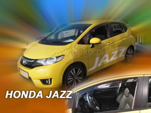 Ανεμοθραύστες για Honda Jazz Iv 5D 2013-2020 Φιμέ Heko Σετ 2τμχ