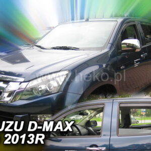 Ανεμοθραύστες για Isuzu D-Max ΙΙ 4D 2012-2019 Φιμέ Heko Σετ 4τμχ 34005