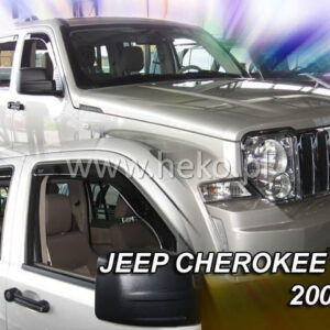 Ανεμοθραύστες για Jeep Cherokee 5D 2008-2013 Φιμέ Heko Σετ 2τμχ 19120