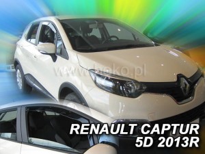 Ανεμοθραύστες για Renault Captur 5D 2013-2020 Φιμέ Heko Σετ 2τμχ 27185