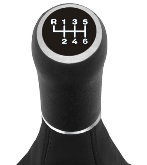 Innovativcar Seat Ibiza 6j /cordoba 08+ Πόμολο 6 Ταχυτήτων με Μαύρη Φούσκα Original 1 1AS7207