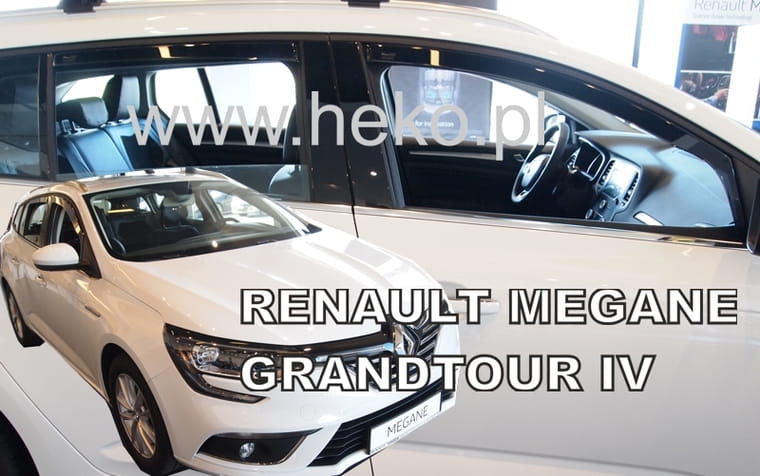 Ανεμοθραύστες Renault Megane 5D 2016-2024 Grandtour Wagon Φιμέ Heko Σετ 4τμχ 27002 1 27002