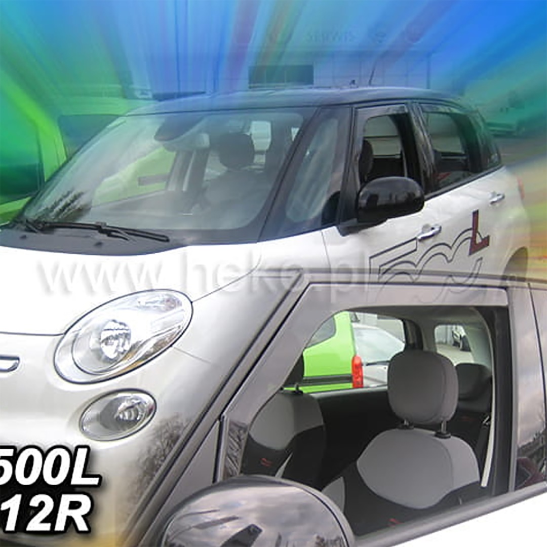Fiat 500 L 5d 2012+ Φιμέ Ανεμοθραύστες Heko Σετ 2τμχ 1 A170