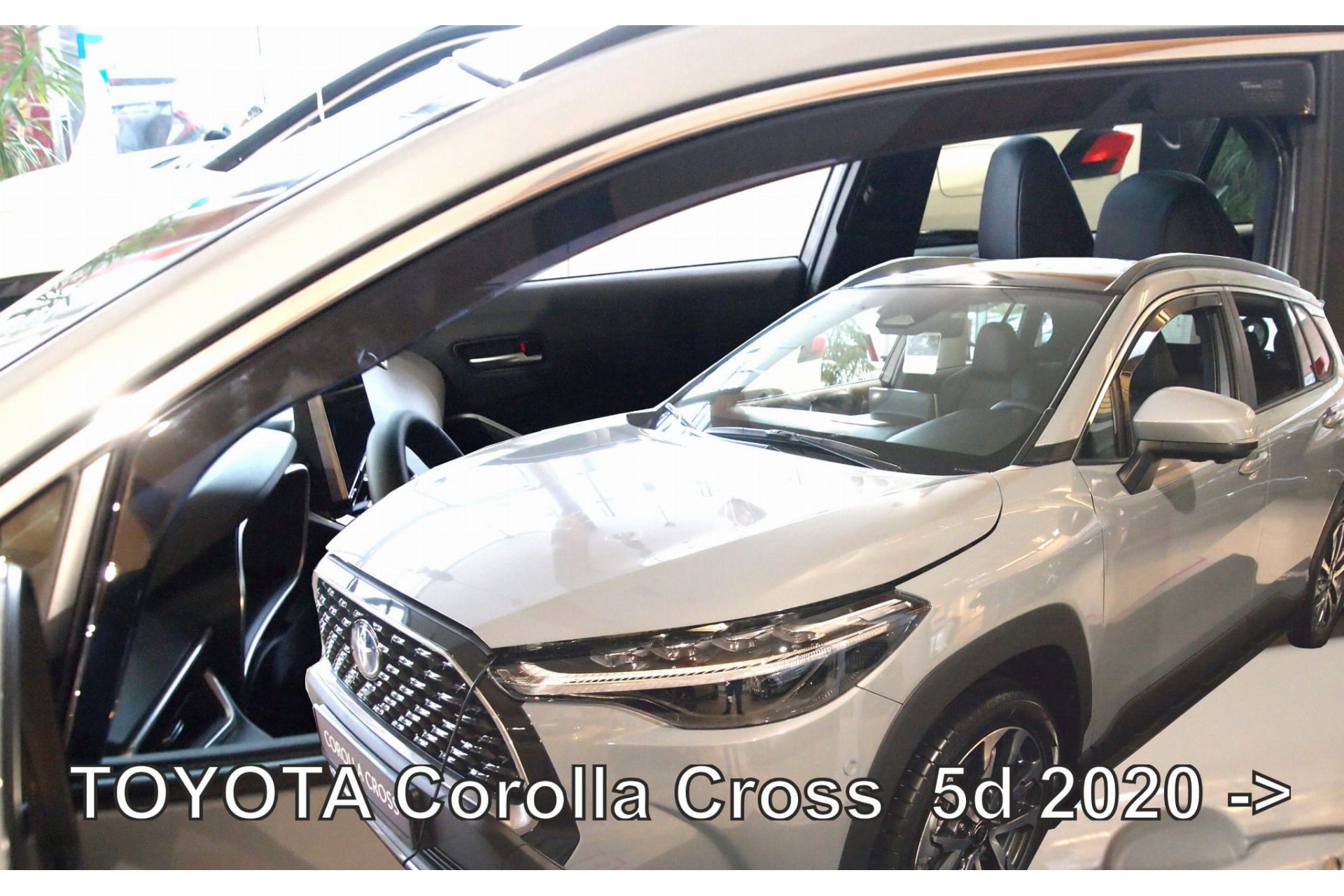 Ανεμοθραύστες Toyota Corolla Cross 5d 2020+ Σετ 2τμχ Φιμέ Heko 29673 1 ANEM29673