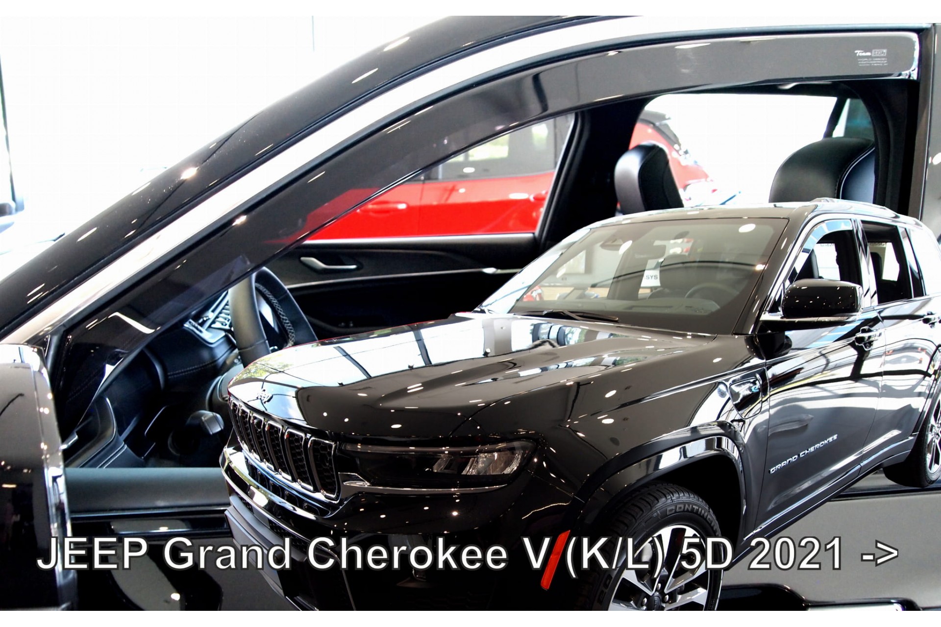 Jeep Grand Cherokee Wl 5d 2021+ Ανεμοθραύστες Φιμέ Σετ 2τμχ Heko 1 ANEMHEKO19136