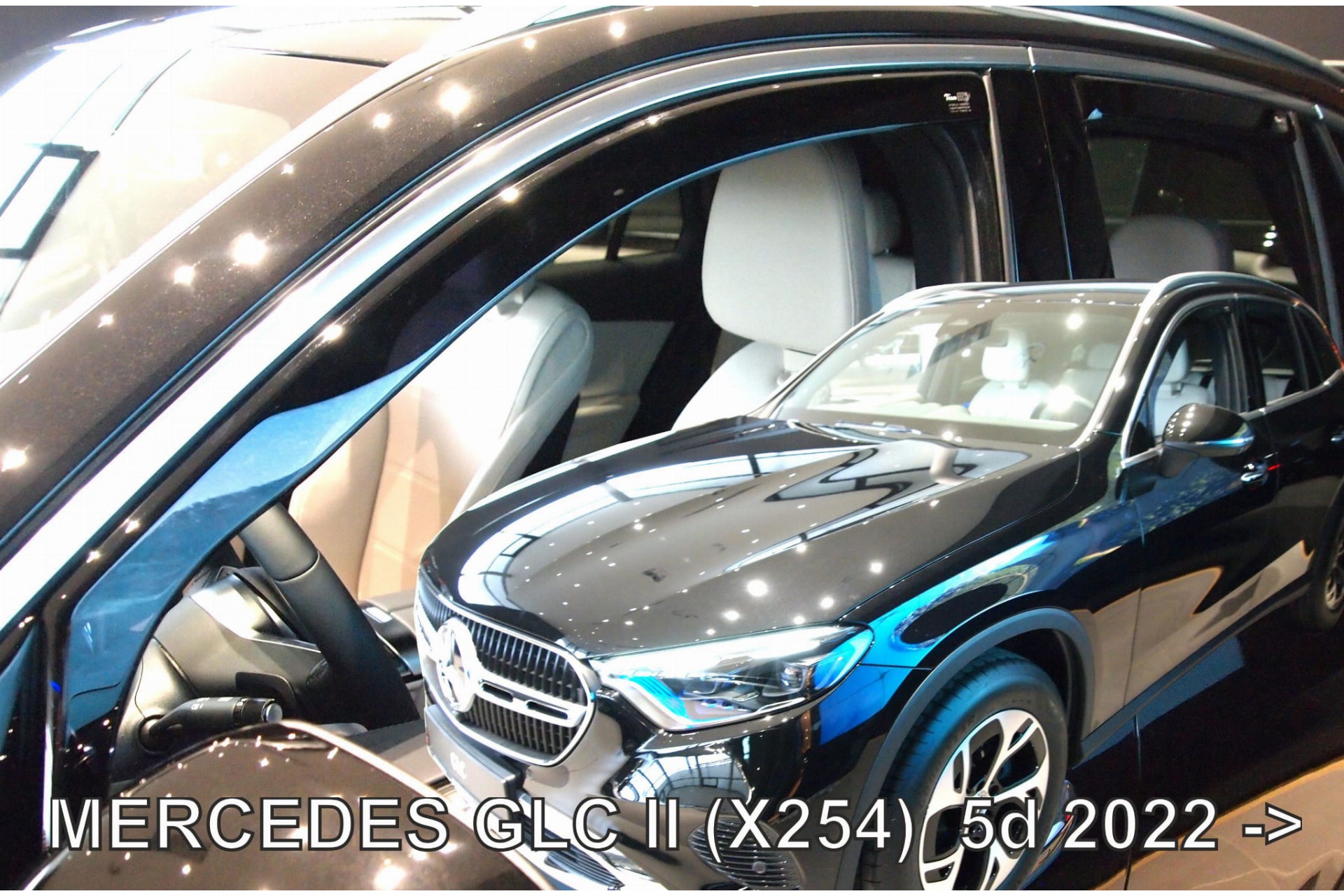 Ανεμοθραύστες για Mercedes Glc X254 5d 2022+ Φιμέ Σετ 4τμχ Heko για Μπροστινά και Πίσω Παράθυρα 1 ANEM 23640