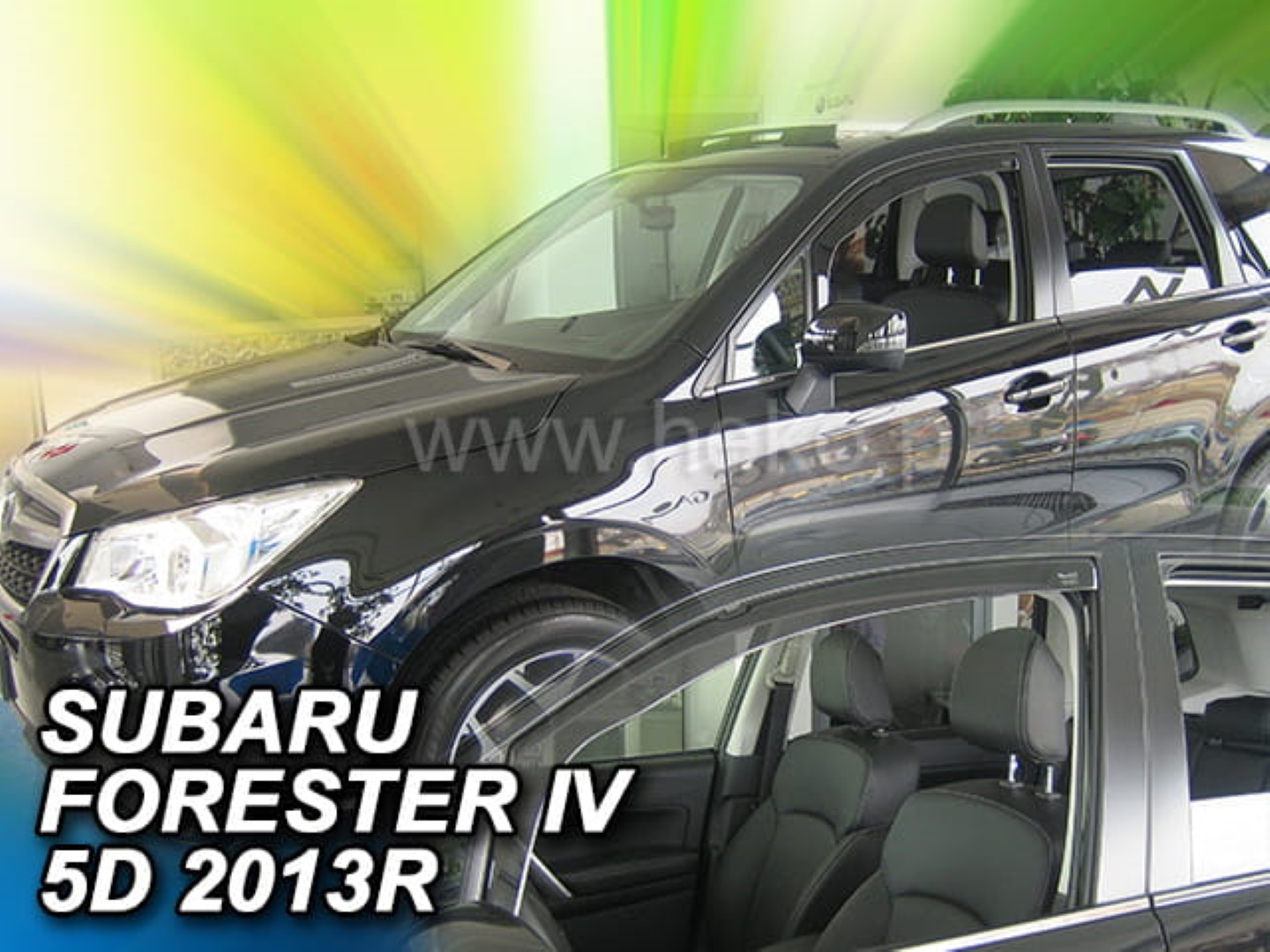 Ανεμοθραύστες για Subaru Forester Iv 5d 2013-2018 Φιμέ Σετ 2τμχ Heko 1 AΝΕΜOTH.28517