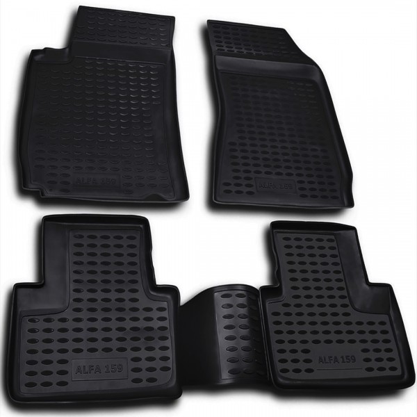 Landrover Discovery 3 10/2004-08/2009 Λαστιχένια Tpe Πατάκια Μαρκέ Σετ 4τμχ Μαύρα Novline 1 CAR273 600x600 1