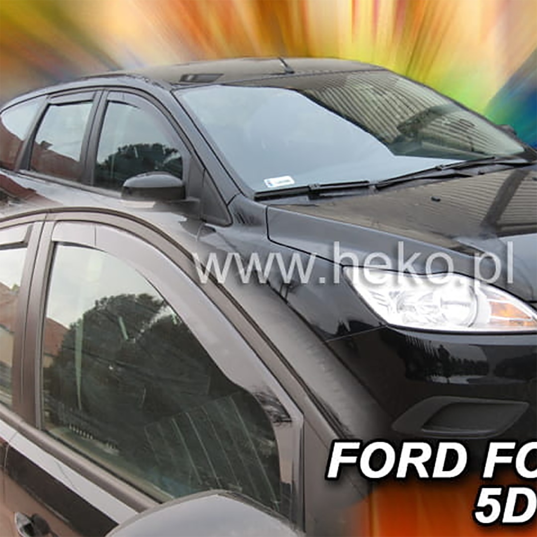 Ανεμοθραύστες Ford Focus Mk2 4D/5D 2004-2011 Φιμέ της Heko Σετ 2τμχ 15225 1 DGHAET