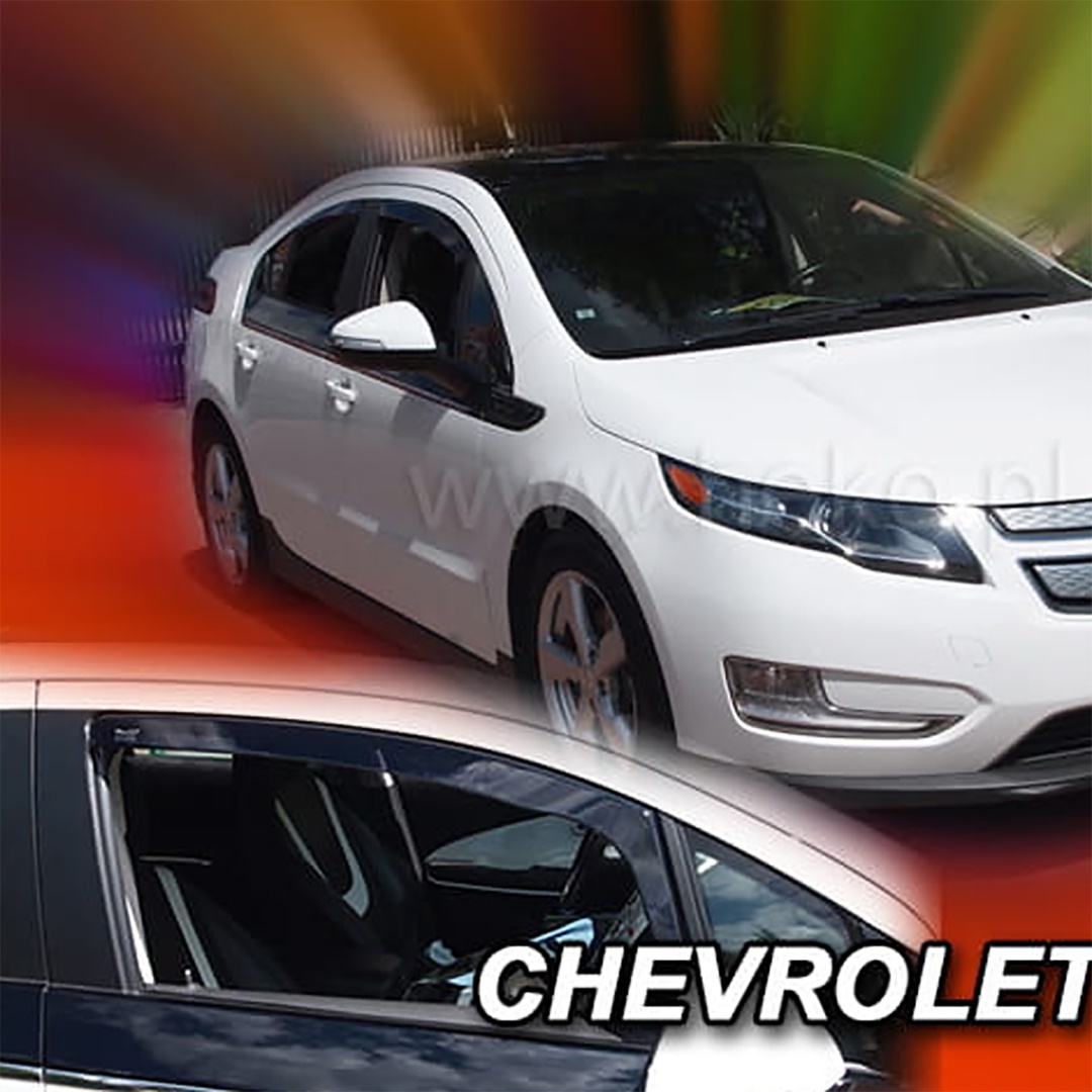 Ανεμοθραύστες για Chevrolet Volt 5d 2010-2015 Φιμέ Σετ 2τμχ Heko για Μπροστινά Παράθυρα 1 E