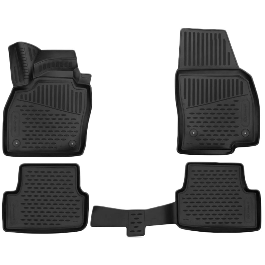 Seat Alhambra 5d 2017+ Λαστιχένια Πατάκια Σετ 4τμχ Μαύρα Novline 1 ELEMENT3D02409210K