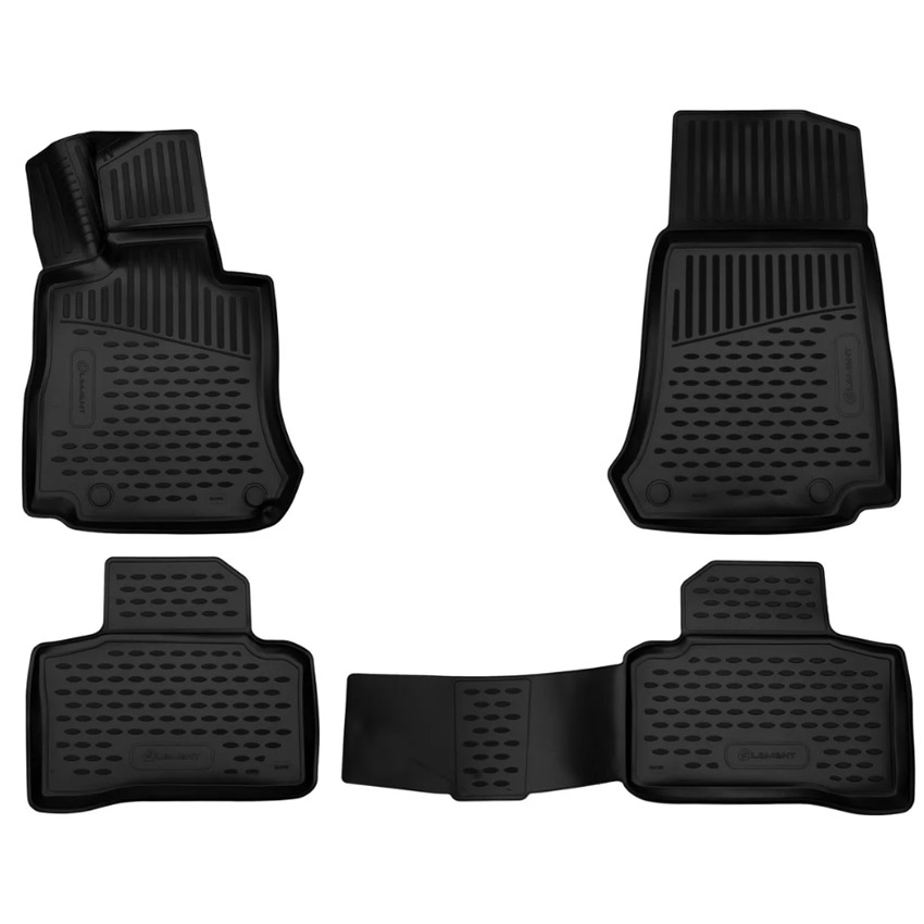 Mercedes Eqc N273 2019+ Λαστιχένια Πατάκια Tpe Σετ 4τμχ Μαύρα Novline 1 ELEMENT3DA0N037210