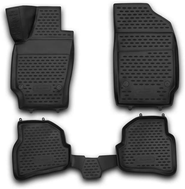 Vw Polo 3/5d 2009-2020 Λαστιχένια Tpe Πατάκια Μαρκέ Σετ 4τμχ Μαύρα Novline 1 EXP.NLC .3D.51.28.210KH