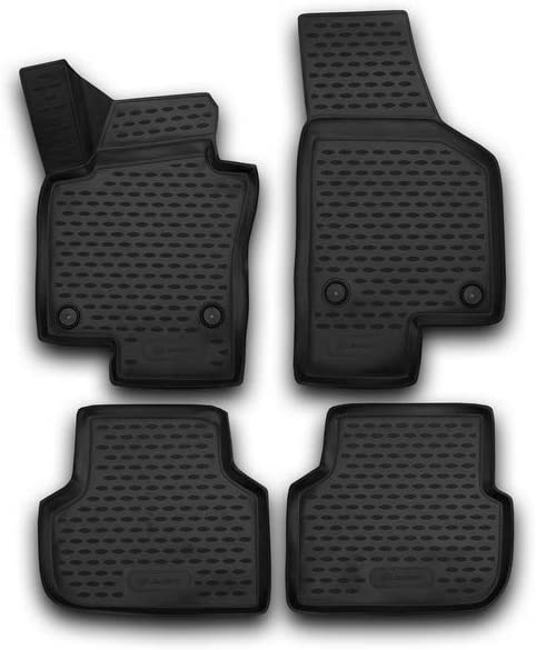 Vw Jetta 4d 2010-2018 Λαστιχένια Tpe Πατάκια Μαρκέ Σετ 4τμχ Μαύρα Novline 1 EXP.NLC .3D.51.35.210KH