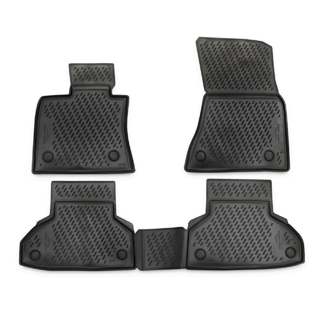 Bmw X6 F16 2014-2019 Λαστιχένια Πατάκια Μαρκέ Σετ 4τμχ Ανθρακί/Σκούρο Γκρι Novline 1 GNV00055