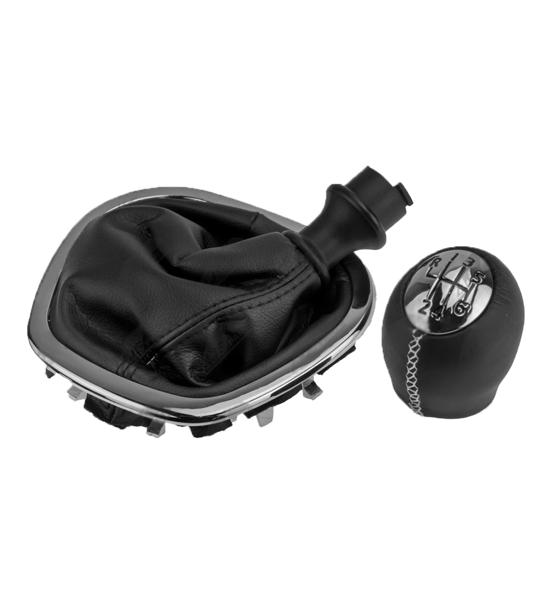 Ajs Parts Opel Vivaro 2014+/renault Traffic Iii 2014+/fiat Talento 2016+ Δερμάτινο Πόμολο 6 Ταχυτήτων με Φούσκα 1 GZB PL 023 AJ