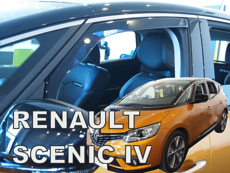 Renault Scenic 5d 2017+ / Grand Scenic 5d 2017+ Ανεμοθραύστες Φιμέ Σετ 2τμχ Heko 1 HEKOΑΝΕΜ.27003