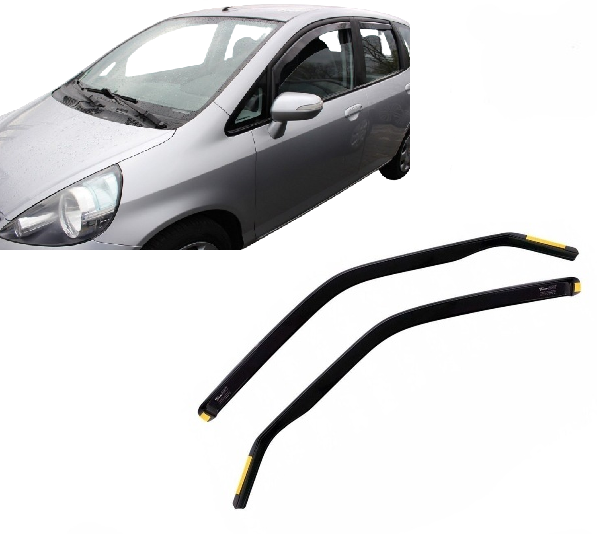 Honda Jazz 5d 2001-2008 Φιμέ Ανεμοθραύστες Heko Σετ 2τμχ 1 Honda Jazz 5D 2001 2008 heko