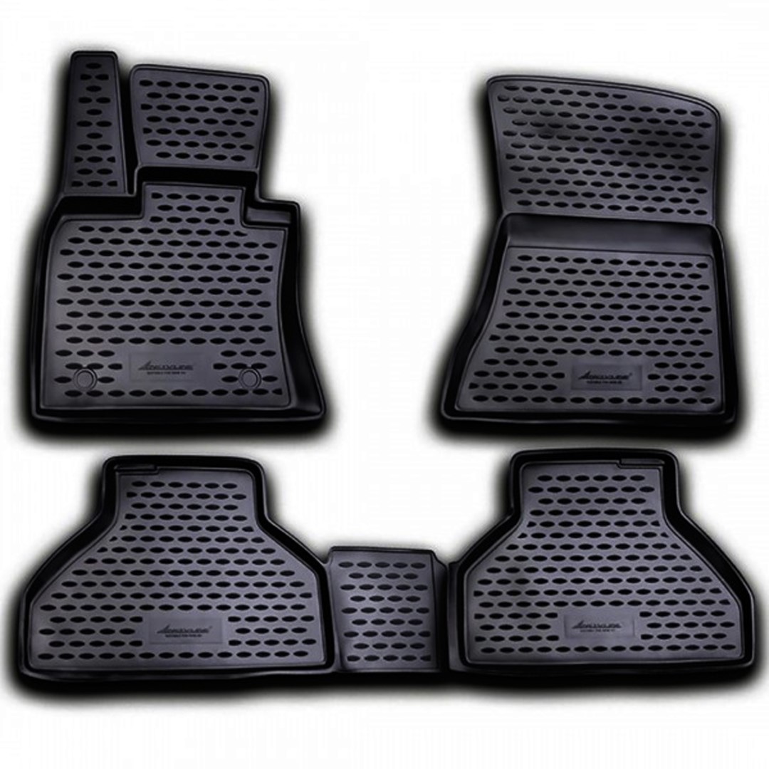Bmw X5 2006-2013 Λαστιχένια Πατάκια Μαρκέ Σετ 4τμχ Μαύρα Novline 1 NLC.05.17.210