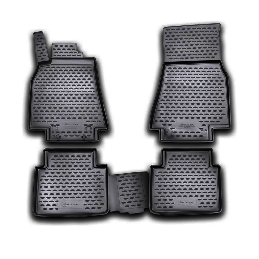 Mercedes B-klas T245 2005+ Λαστιχένια Πατάκια Σετ 4τμχ Μαύρα Novline 1 NLC.34.26.210K