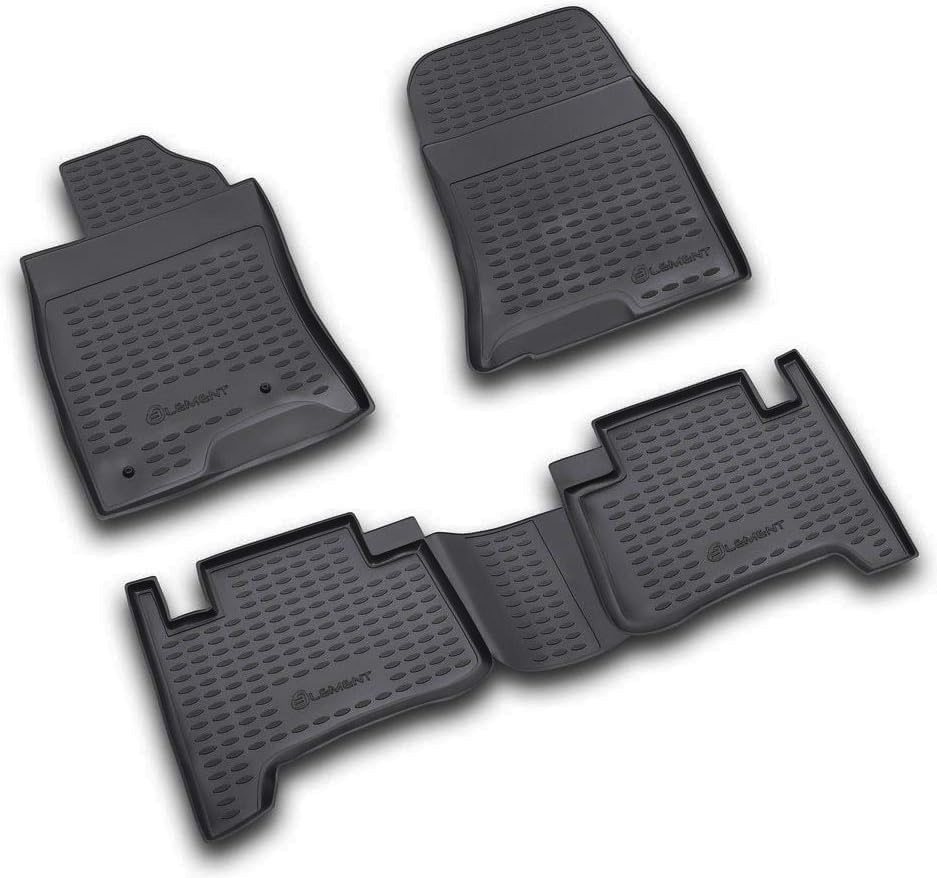 Toyota Land Cruiser Prado 2003-2009 Λαστιχένια Πατάκια Σετ 4τμχ Ανθρακί Σκούρο Γκρι Novline 1 NLC.48.01.210K NV