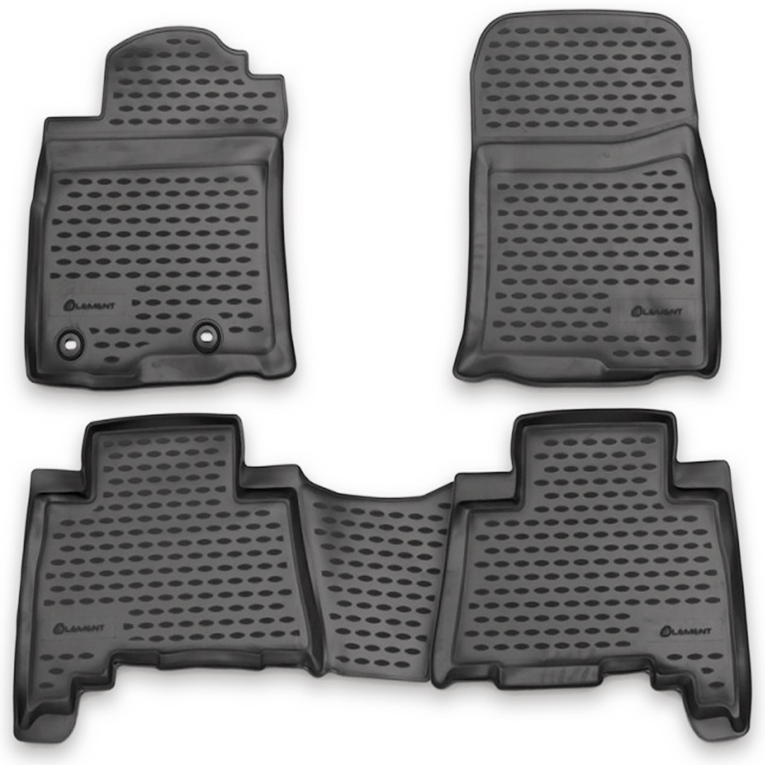 Toyota Landcruiser 150 2013-2015 Λαστιχένια Πατάκια Μαρκέ Σετ 4τμχ Ανθρακί/Σκούρο Γκρι Novline 1 NLC.48.74.211K