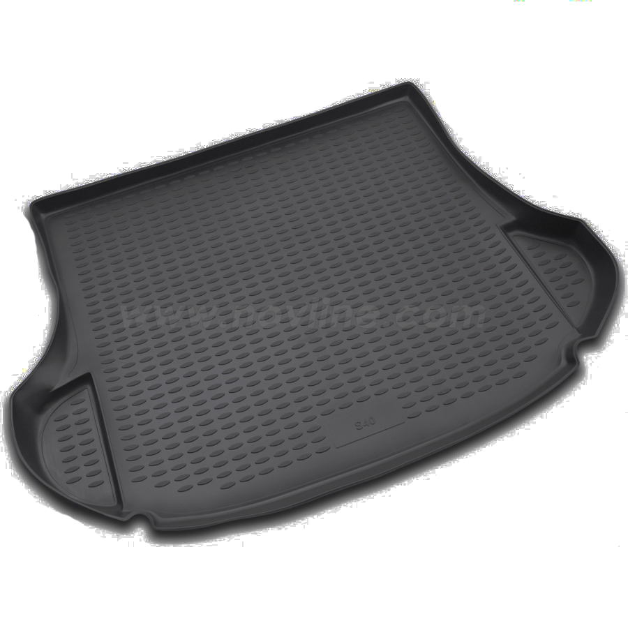 Volvo S40 01/2004-2012 Λαστιχένιo Πατάκι Πορτ Μπαγκάζ Μαύρο Novline 1 NLC.50.01.B10