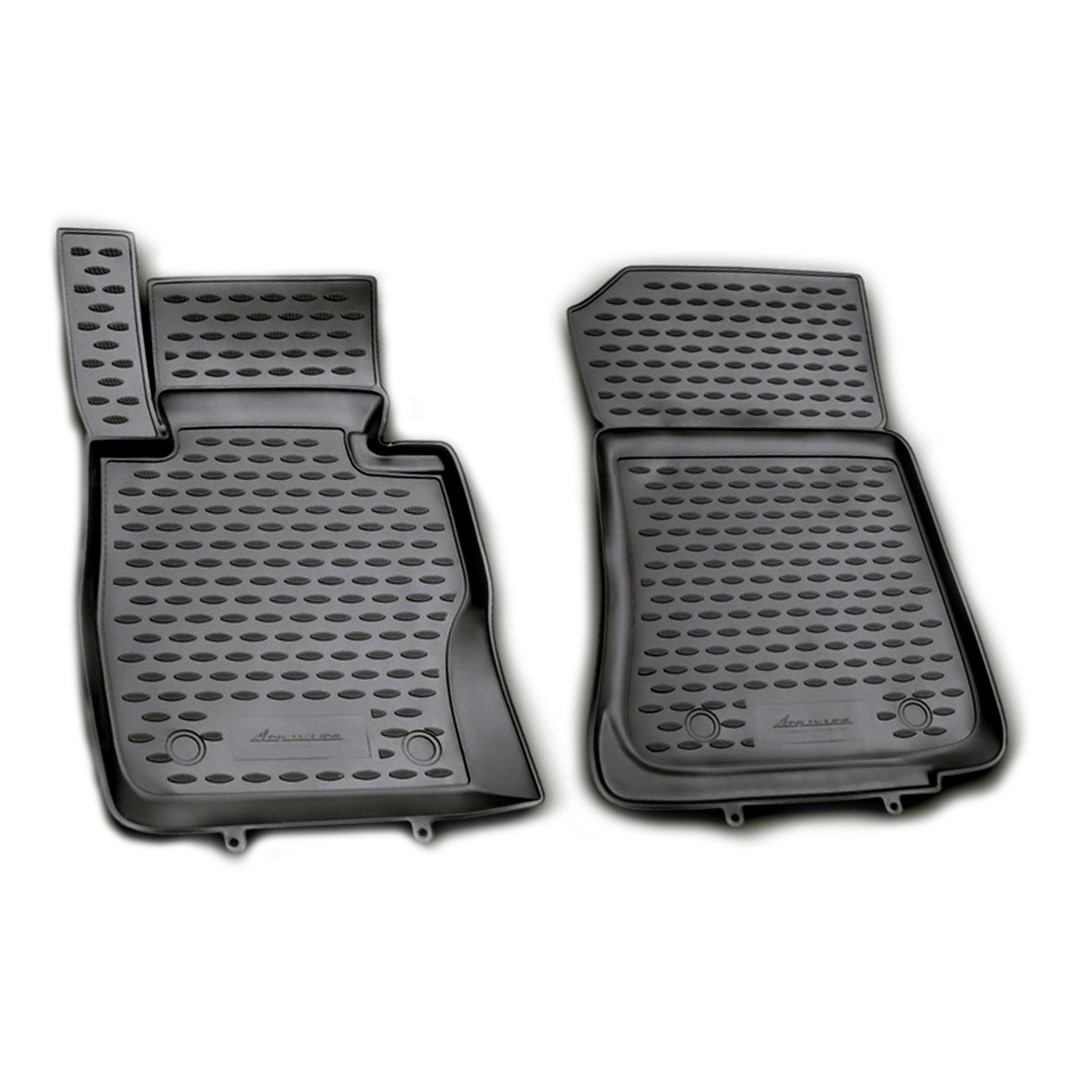 Bmw X1 E84 2009-2015 Λαστιχένια Πατάκια Μαρκέ Σετ 2τμχ Μαύρα Novline 1 NLC0515210KHFNV