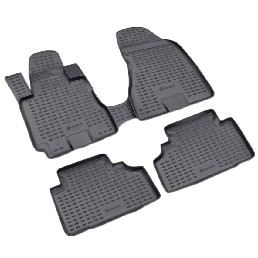 Hyundai Tucson 5d 2004-2010 Λαστιχένια Tpe Πατάκια Μαρκέ Σετ 4τμχ Μαύρα Novline 1 NLC2014210K