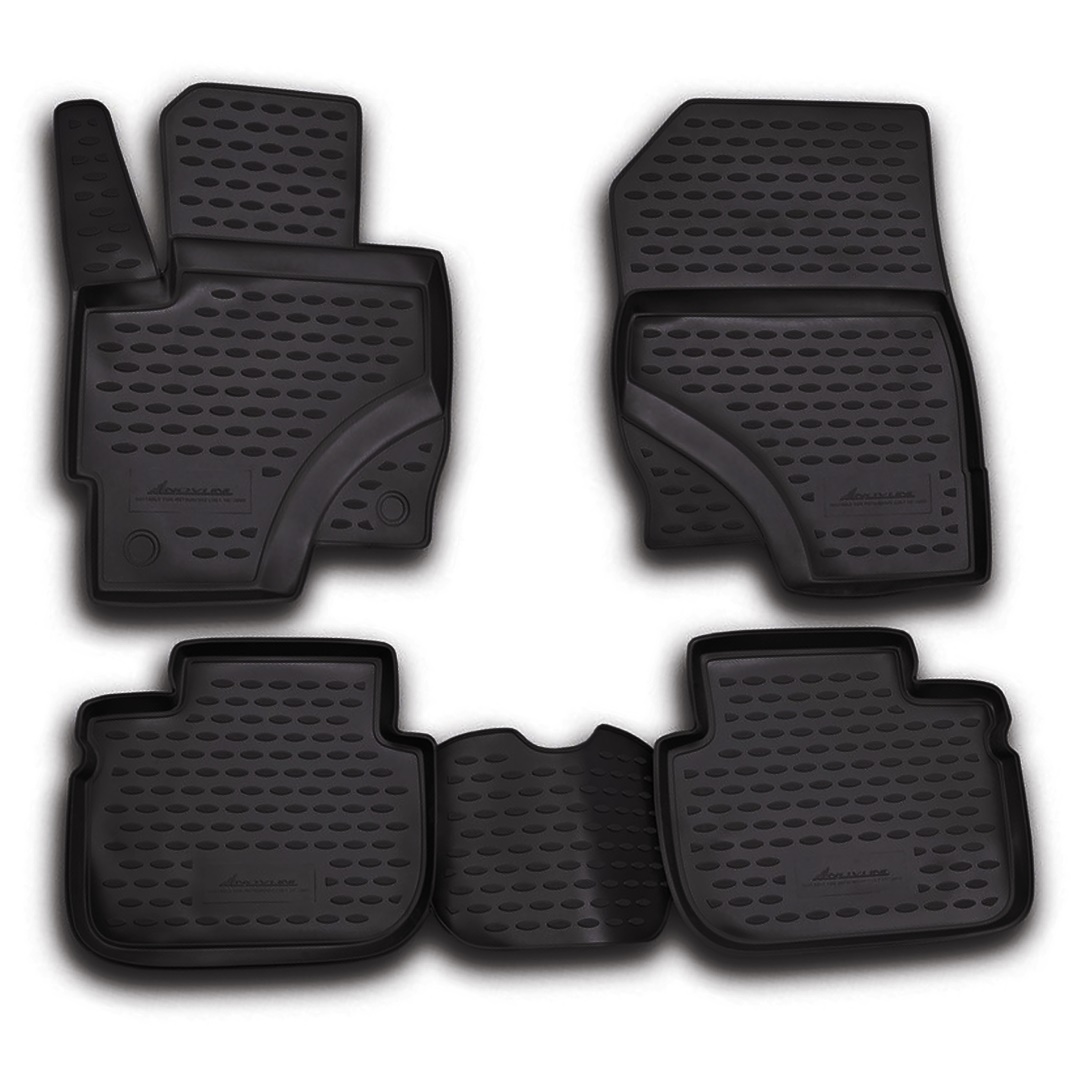 Mitsubishi Colt 5d 11/2008+ Λαστιχένια Πατάκια Σετ 4τμχ Μαύρα Novline 1 NLC3522210