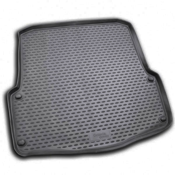 Skoda Octavia 5 Sw 03/2008+ Λαστιχένιo Πατάκι Πορτ Μπαγκάζ Μαύρο Novline 1 NLC4508B121 NV 600x600 1