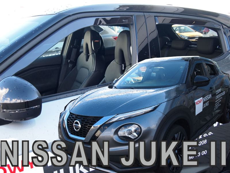 Nissan Juke 5d 2019+ Φιμέ Ανεμοθραύστες Heko Σετ 4τμχ για Μπρος-Πίσω Παράθυρα (tp) 1 Nissan Juke 5D 2019 anemothraustes 4 tem heko 2