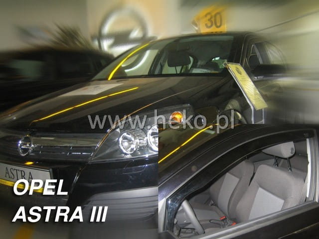 Ανεμοθραύστες Opel Astra III H 4D/5D 2004-2009 Φιμέ της Heko Σετ 2τμχ 25359 1 Opel Astra III H 4D 5D 2004 2009 Φιμέ Ανεμοθραύστες Heko Σετ 2τμχ