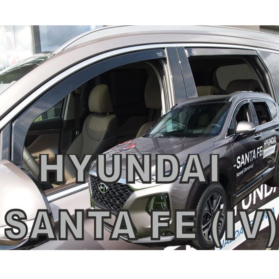 Ανεμοθραύστες για Hyundai Santa Fe Iv 5d 2018+ Φιμέ Σετ 4τμχ Heko για Μπροστινά και Πίσω Παράθυρα 1 SET17295 1