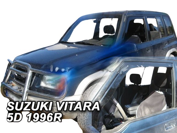 Suzuki Vitara 5d 1998-2014 Φιμέ Ανεμοθραύστες Heko Σετ 2τμχ (tp) 1 Suzuki Vitara 5D 1998 2014 ανεμοθραύστες Heko 2 tem