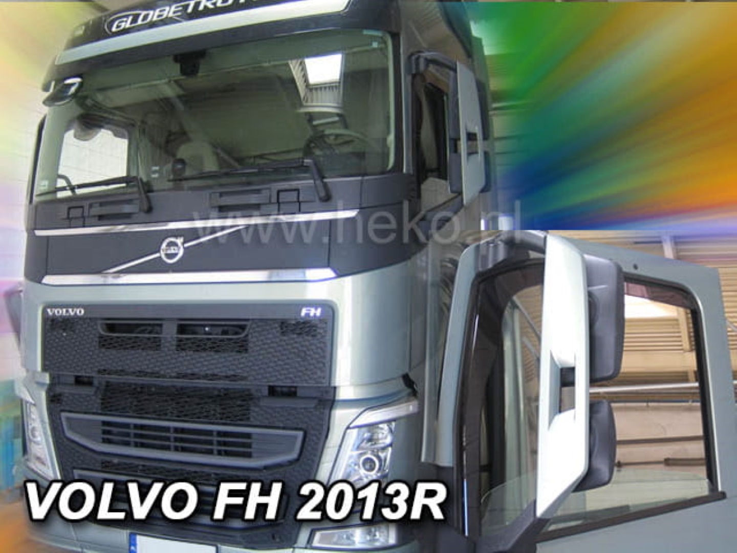 Ανεμοθραύστες Volvo Fh4/fh12 2012+ Σετ 2τμχ από Φιμέ Πλαστικό Heko 1 VOLVOFH4