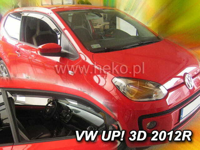 Vw Up! / Skoda Citigo 3d 2012+ Φιμέ Ανεμοθραύστες Heko Σετ 2τμχ (tp) 1 VW Up Skoda Citigo 3D 2012 anemothraustes 2 tem heko