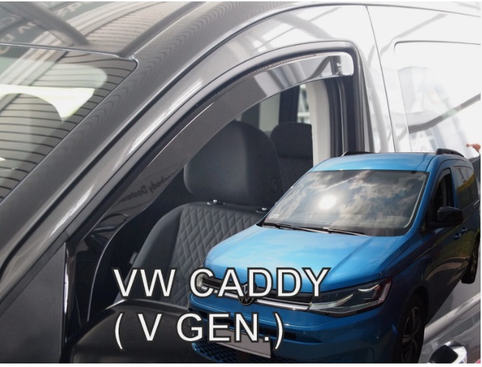Vw Caddy 2021+ Φιμέ Ανεμοθραύστες Heko Σετ 2τμχ 1 Vw Caddy 2021+ Φιμέ Ανεμοθραύστες Heko Σετ 2τμχ